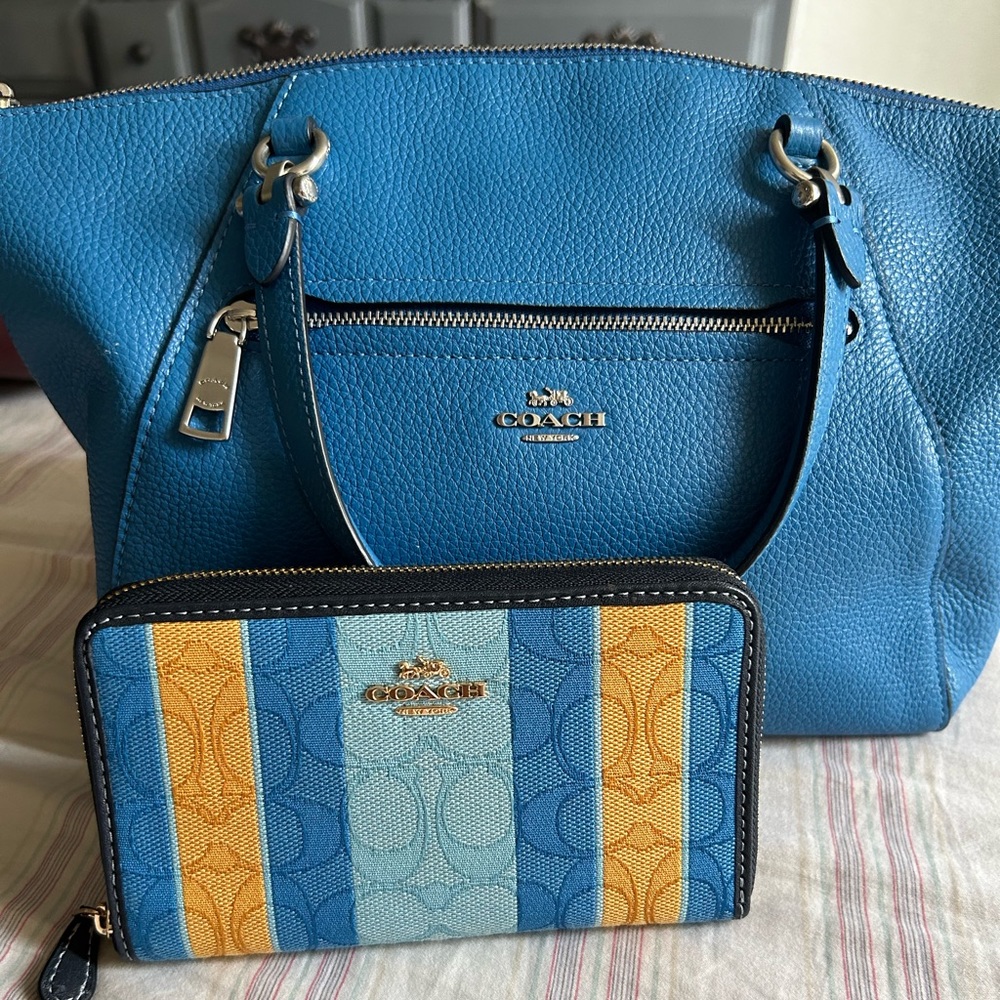 Coach bag and wallet